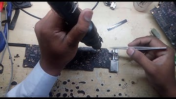 Macbook air a1466   no backlight,  black screen, 820-00165 logic board repair in hindi