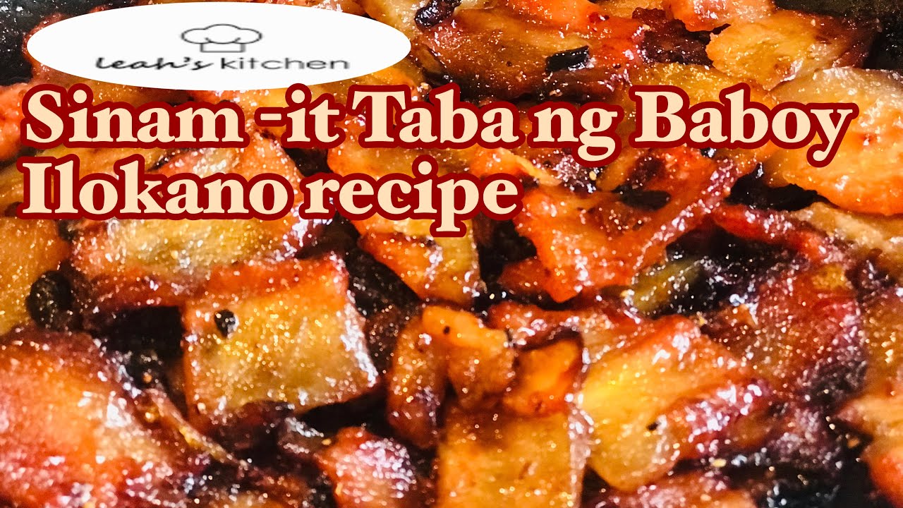 Sinam It Taba Ng Baboy Ilokano Recipe Minatamis Na Taba Ng Baboy