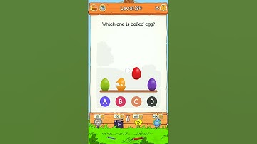 Braindom 2 Level 184 || which one is boiled egg.