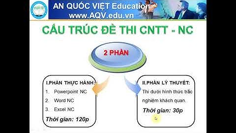 Luyện thi CNTT NC - phần 1- TTTH AN QUỐC VIỆT TPHCM
