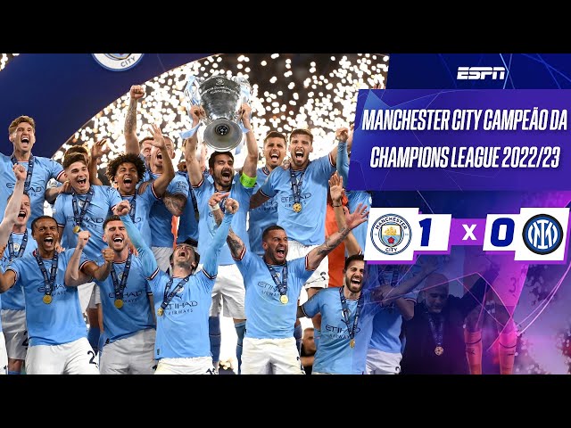 Manchester City 1 x 0 Internazionale  Liga dos Campeões: melhores momentos