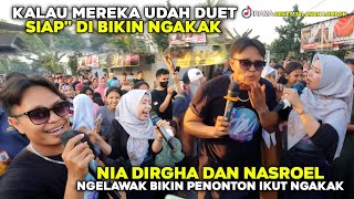 KOCAK NIA DIRGHA DAN NASROEL NYANYI SAMBIL NGELAWAK BIKIN PENONTON IKUT NGAKAK|IRAMA DOPANG HARI INI