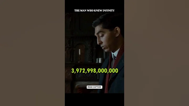 The Man Who Know Infinity. Srinivasa Ramanujan. #science #infinity #spacefacts #universe #maths