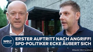 DEUTSCHLAND: Nach brutalem Angriff! SPD-Politiker Matthias Ecke äußert sich nach Wahlkampf-Auftritt