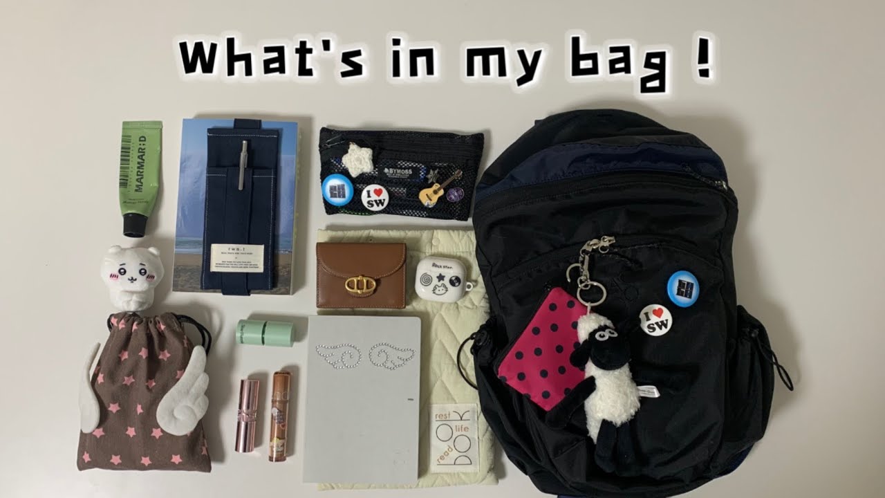 보부상 대학생의 왓츠인마이백 👜👀