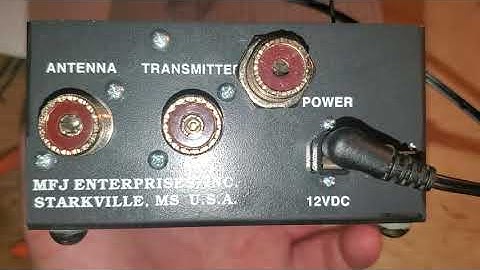 Homebrew sdr antenna switch inside a mfj power meter. #sdr play