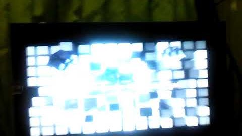 PS2 Startup screen with lots of block towers from memory card save files