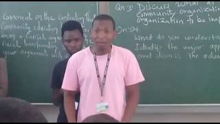 Muhibu Athman Presents At Udsm Adults Cl