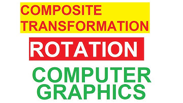 composite transformation in computer graphics rotation | 2D Rotation In Computer Graphics