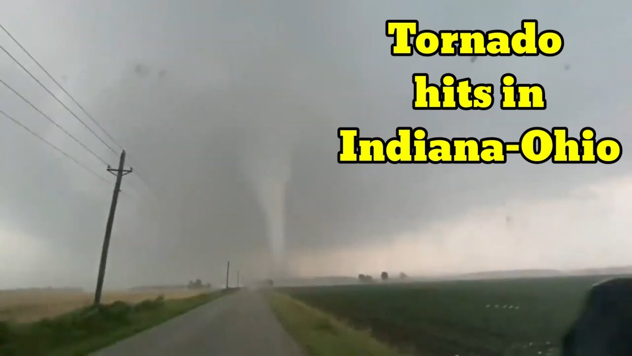 USA tornado today | tornado strikes in Indiana-Ohio States - YouTube