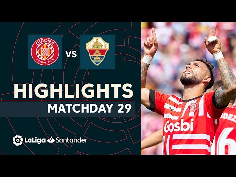 Resumen de Girona FC vs Elche CF (2-0)