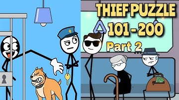 Thief Puzzle WEEGOON  All Levels Solution Part 2 Levels 101-200 | Gameplay - Walkthrough Android IOS