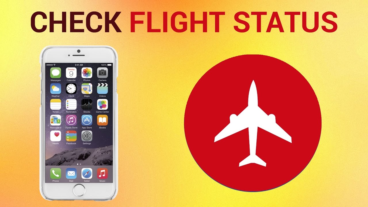 How to Check Flight Status via iPhone and iPad - YouTube