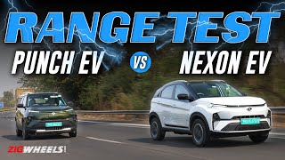 Tata Punch EV vs Tata Nexon EV | 1000% Range Test