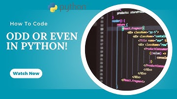 Odd or Even Number Check | Logical Programming Basics | Beginner Friendly!!