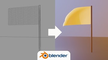 Learn How to Make a Simple 3D Flag Animation in Blender – Easy Beginner Tutorial!