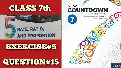 New Countdown third edition | Class 7th | CHAPTER 5 | EXERCISE 5 | QUESTION# 15 @LearningOnlineMath
