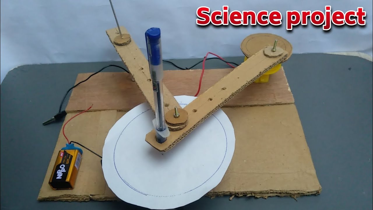 how to make spirograph Machine | how to make circle drowing Machine | science project | RNiDEAS |