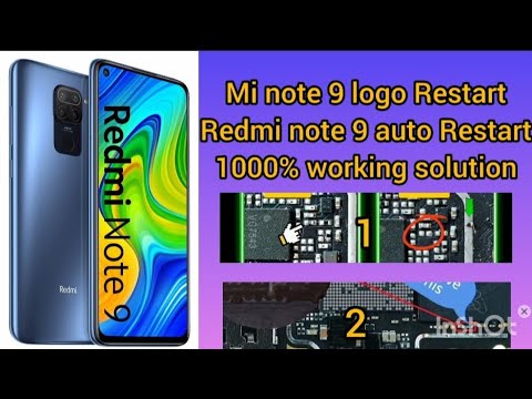 Mi note 9 logo Restart || Redmi note 9 auto restart solution | mi note 9 logo Restart problem #note9