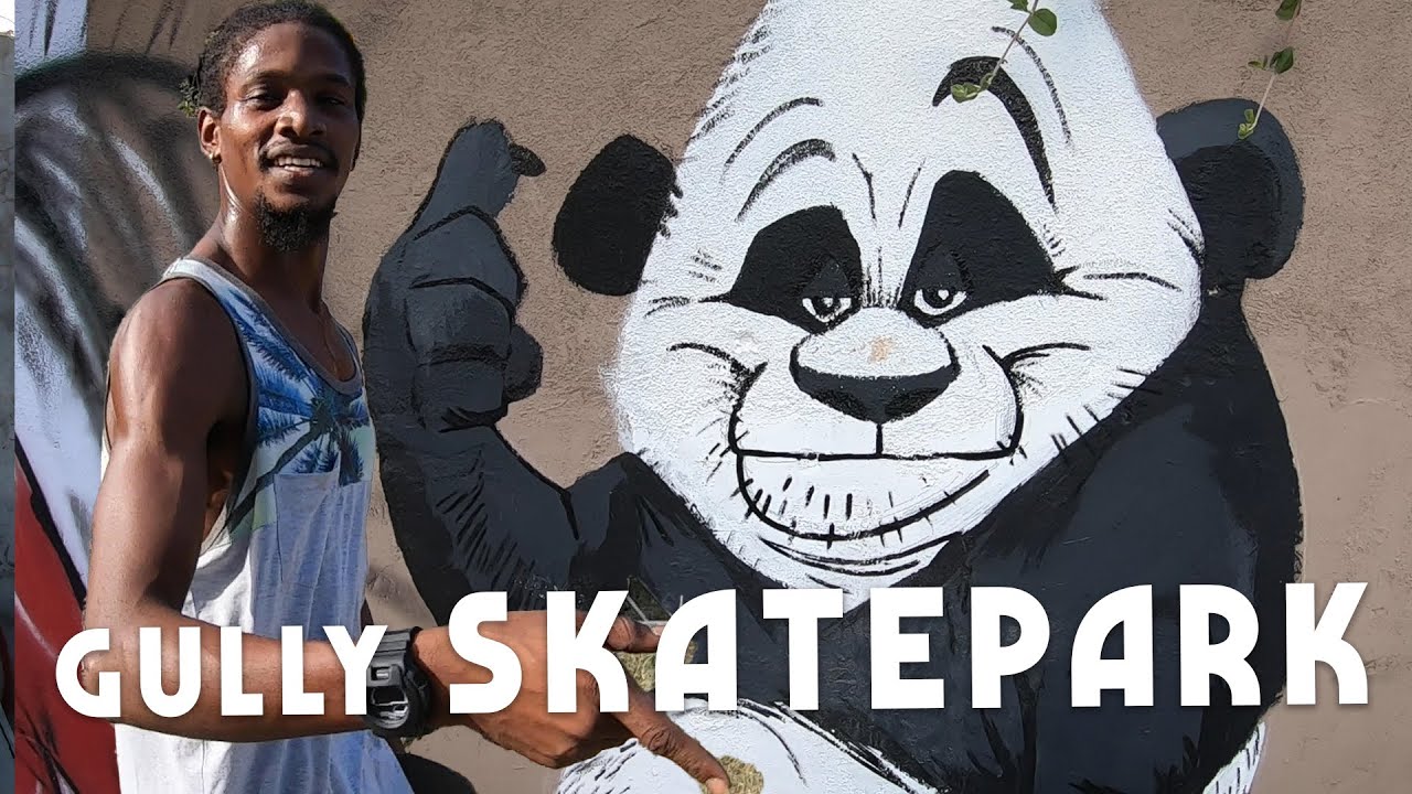 Skateboarding at The Gully Skatepark! Jamaica's first DIY park