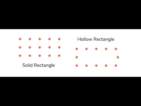 🔥🔥C++ program to print Hollow Half Rectangle using stars💥💥 #cpp #coding #pattern #rectangle