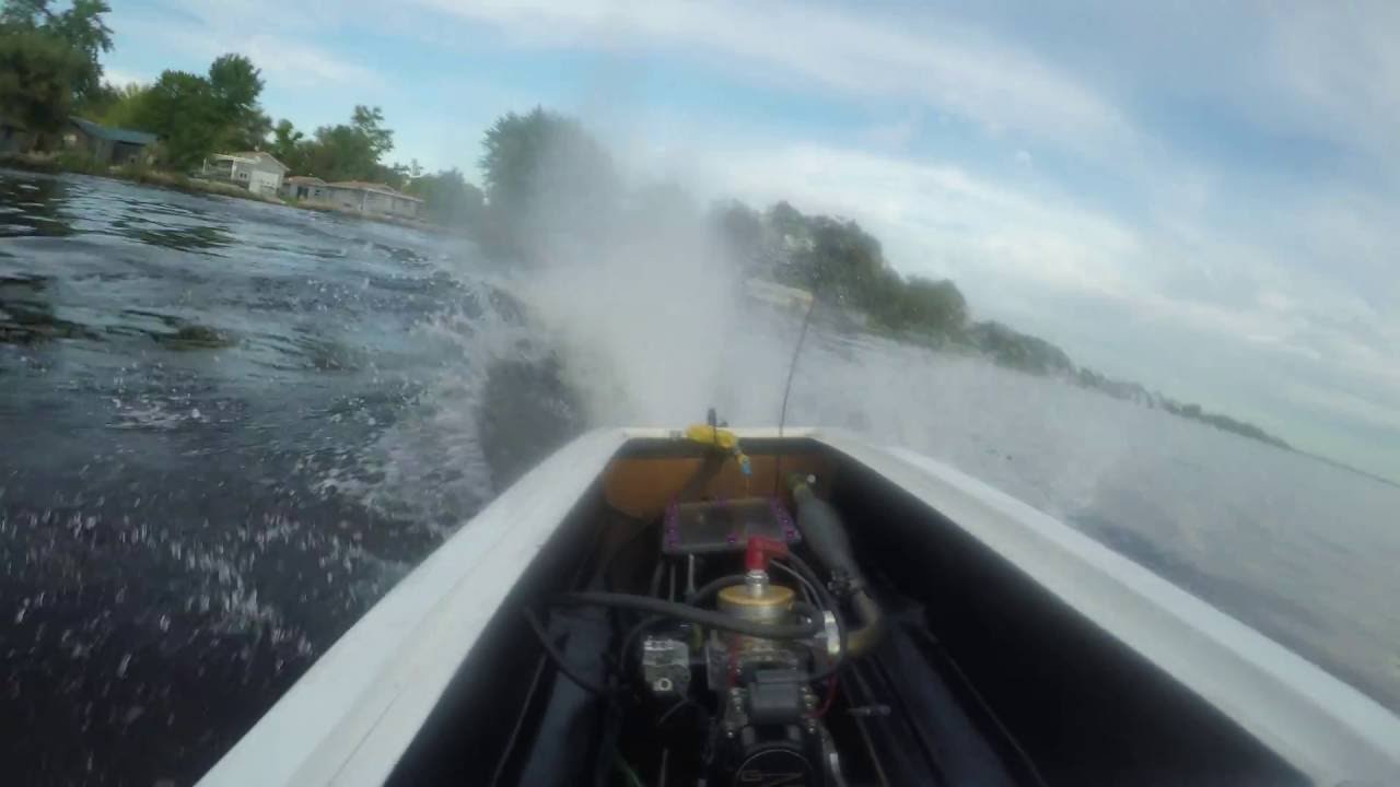 A Quick RC Boat Run on Lake Poygan Before the Sunset YouTube