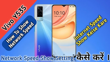 How To Show Network Speed in Vivo Y53S,Vivo Y53S Main internet Speed Show Keise Kare,Network Speed