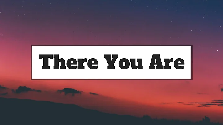 ZAYN - There You Are (Lyric Video) | Panda Music