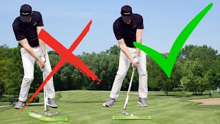 How To Get Through the Golf Ball | Stop Hanging Back