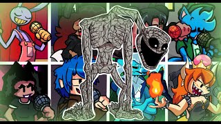 AURORA But Every Turn Different Character Sings 😼🎶 (FNF: Incident)