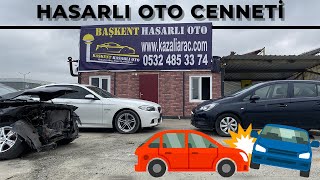 BAŞKENT HASARLI OTO PAZARINA GİTTİM...!