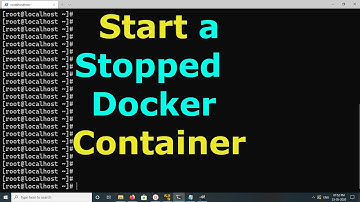 How to Start a Stopped Docker Container