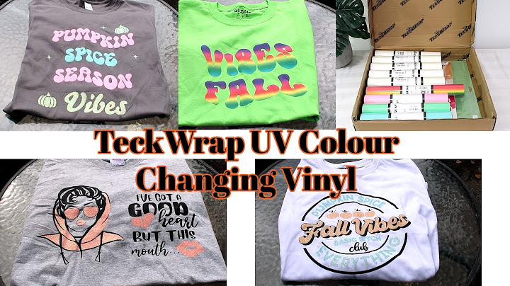TESTING & REVIEWING  TECKWRAP NEW UV GLITTER COLOUR CHANGING & PUFF VINYL | DIY Craft Tutorial
