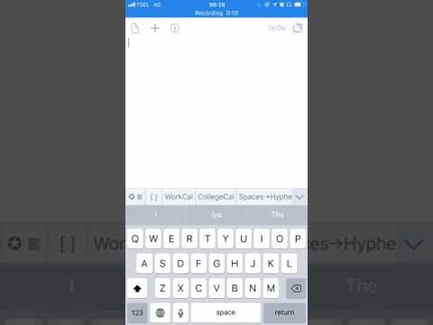 Menggunakan mode satu tangan di keyboard iOS 11