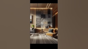 🔵 Best Simple wall cladding design! Sleek & Luxury - SP INTERIORS #homeinteriordesignindia