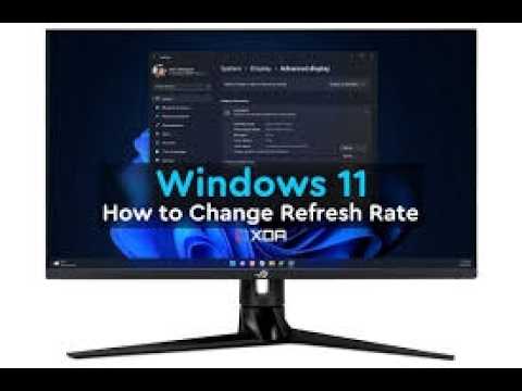 How to Change Screen Refresh Rate in Windows 10 / 11 (2026 Guide) - YouTube