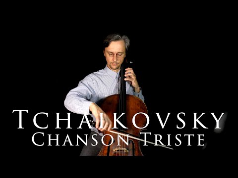 Tchaikovsky Chanson Triste Suzuki Cello Book 4 Practice with Cello Teacher