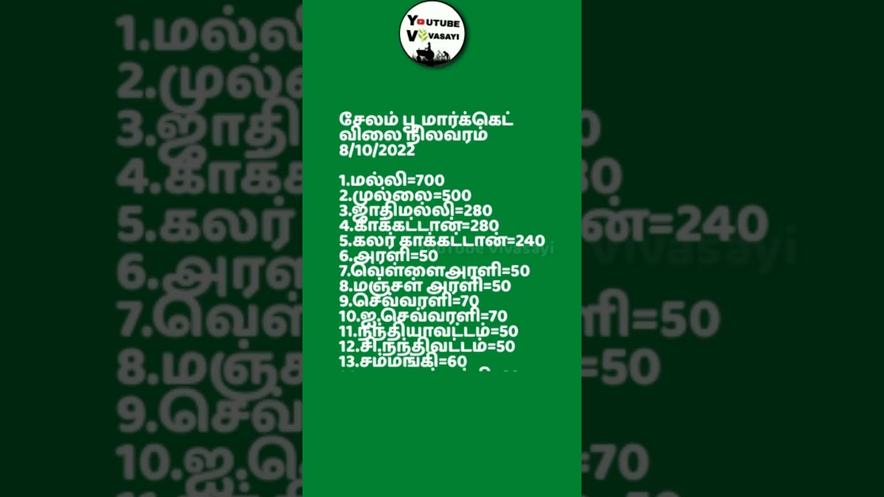 salem flower market today flower YouTube