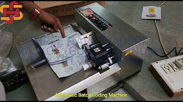 Automatic Solid Ink Batch Coding Machine Mo: +91 70468 56640