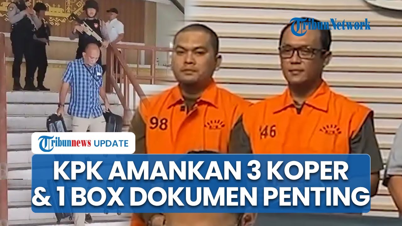 KPK Amankan Dokumen Penting dari Kantor dan Rumah Dinas Bupati Lampung Tengah: Bawa 3 Koper & 1 Box