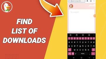 How To Find List Of Downloads On DuckDuckGo App