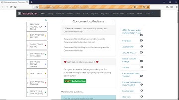 Difference between ConcurrentSkipListMap and ConcurrentHashMap. | javapedia.net