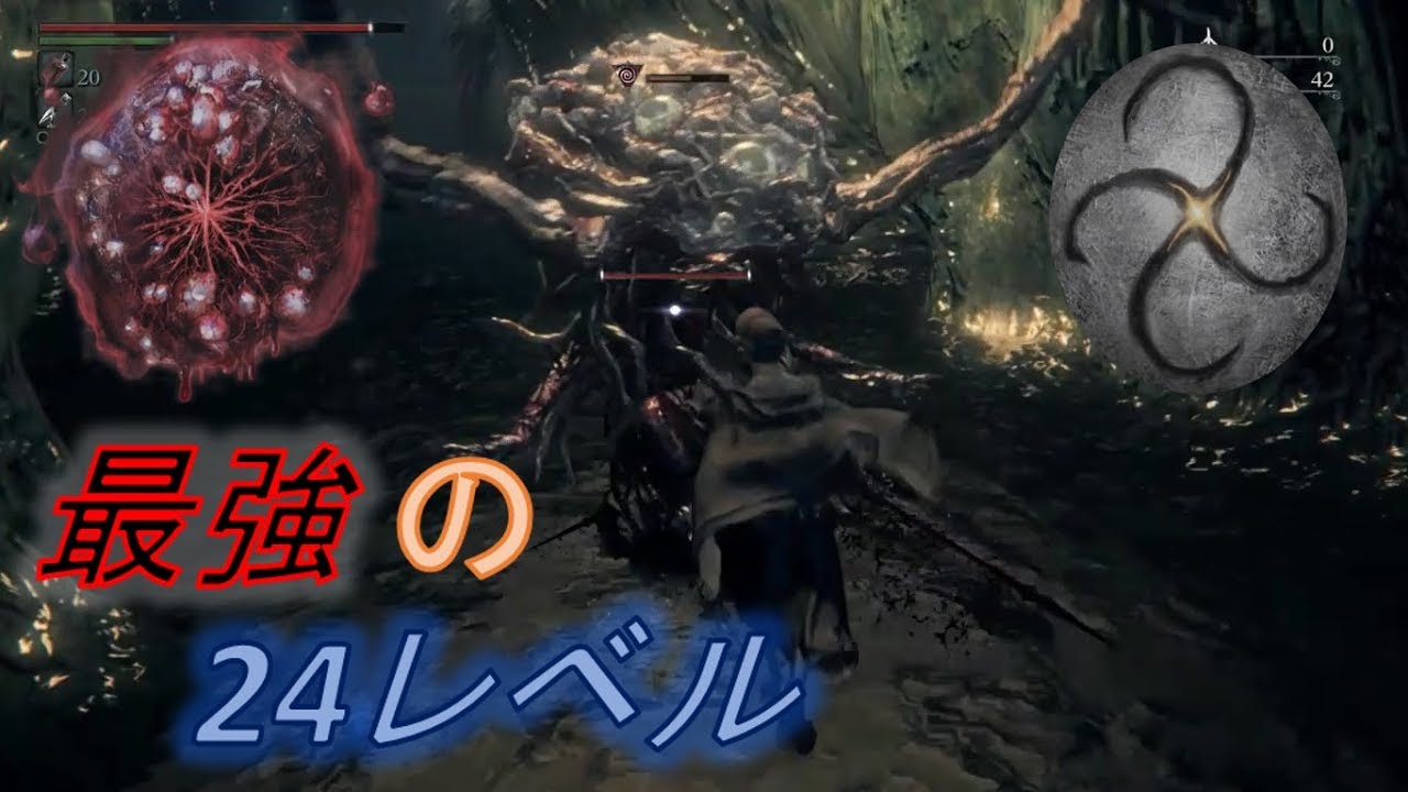 Blood Borne 最強の低レベルキャラ育成の手引き ほおずきマラソンなど Youtube