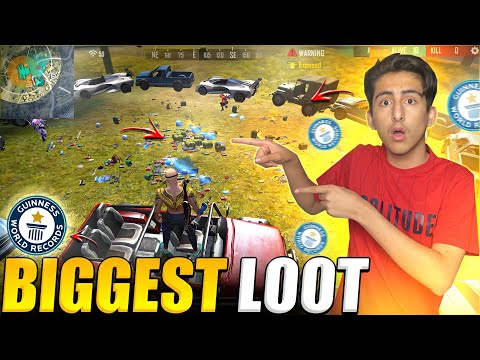 World&rsquo;s Biggest Loot In 1 Match 😱😱Must Watch - Garena Free Fire