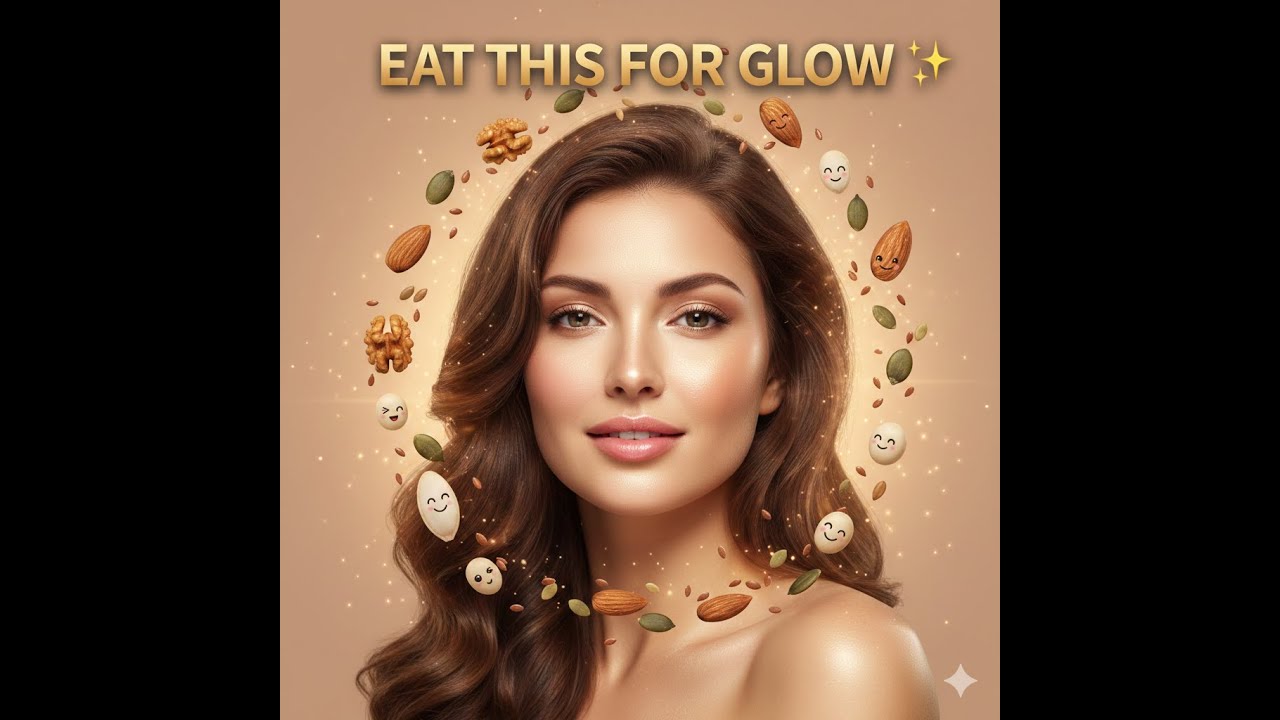 Eat These Nuts & Seeds for Glowing Skin & Strong Hair ✨ Natural Beauty Secrets That Work!