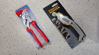 Мои обновки - Ключ Knipex 86 05 180 и Нож Stanley 0-10-789