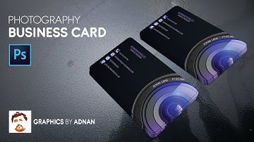 Photography Business Card Design in Photoshop cc Tutorial