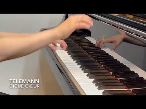 Telemann - Gigue in G major　／　テレマン：ジーグ　ト長調（プレ・インベンション 13）