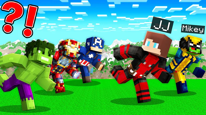 DEADPOOL and WOLVERINE Speedrunners vs ALL AVENGERS Hunters : JJ and Mikey in Minecraft Maizen!