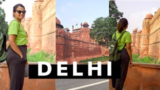 HYDERABAD to DELHI travel VLOG| Exploring DELHI places, food and shopping